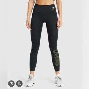 Gymshark Training Graphic Leggings - Black